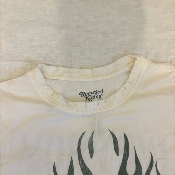 Recycled Karma Aerosmith Live From Budakon Distressed Tee Sz S - Picture 4 of 5